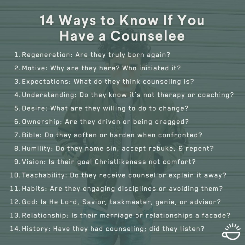 14 Ways to Know If You Have a Counselee