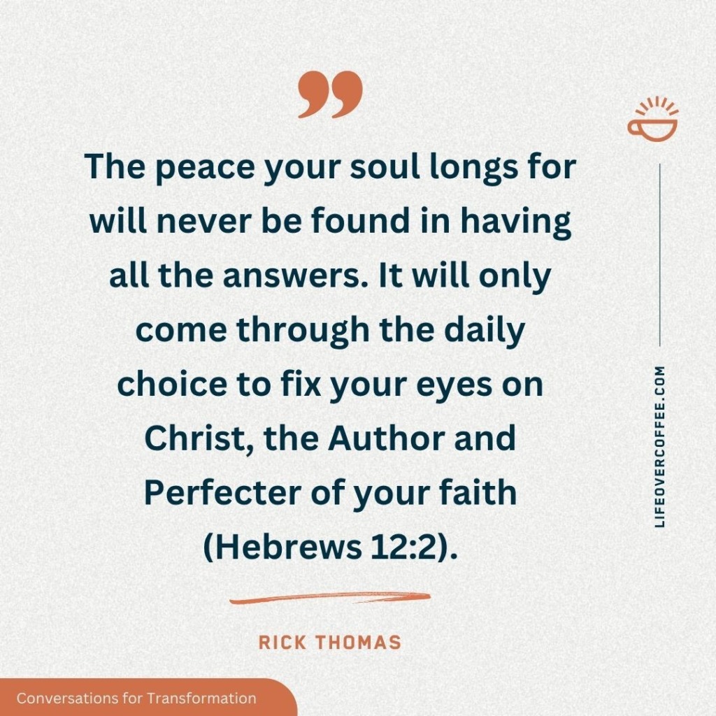 The Peace You Long For