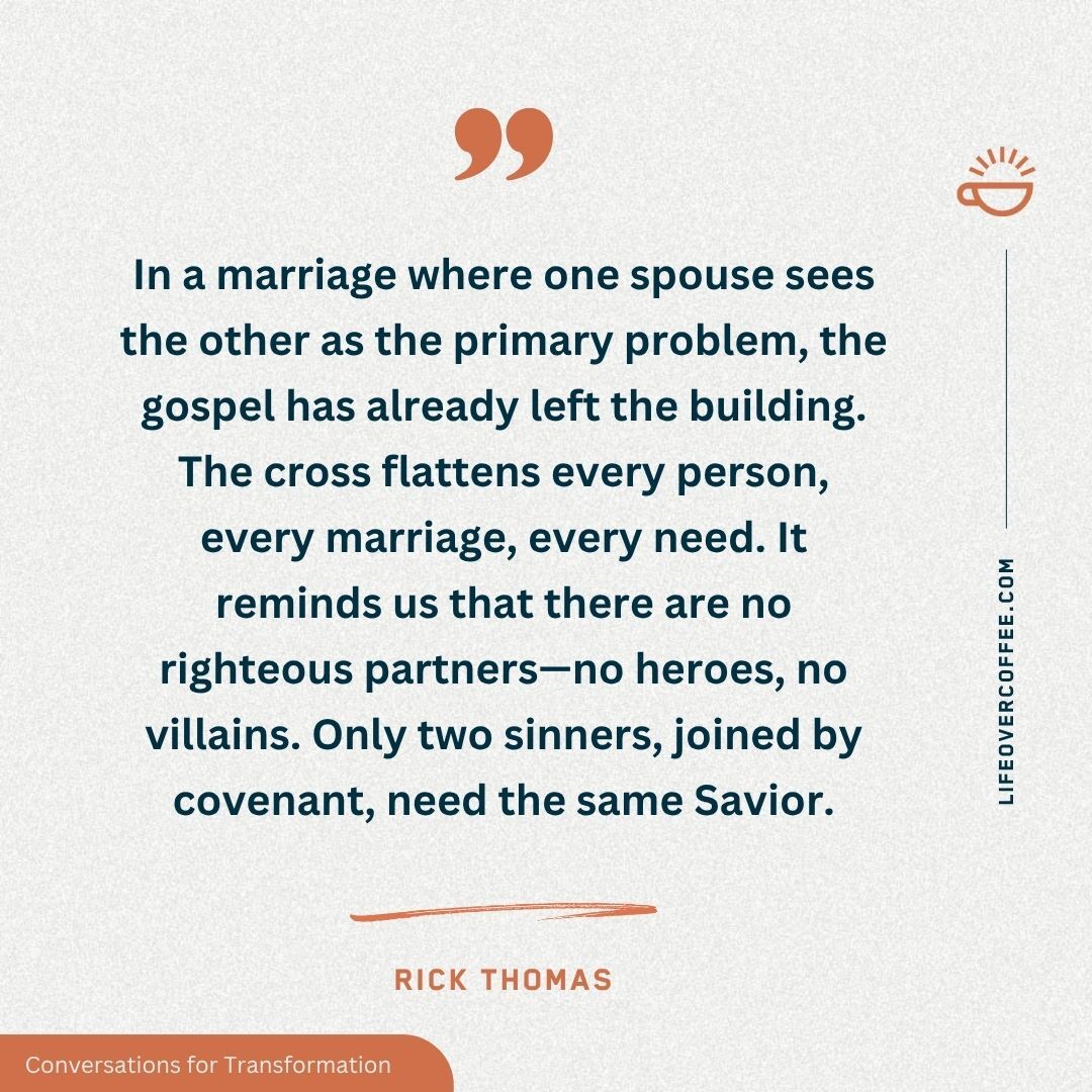 The Gospel Left the Marriage